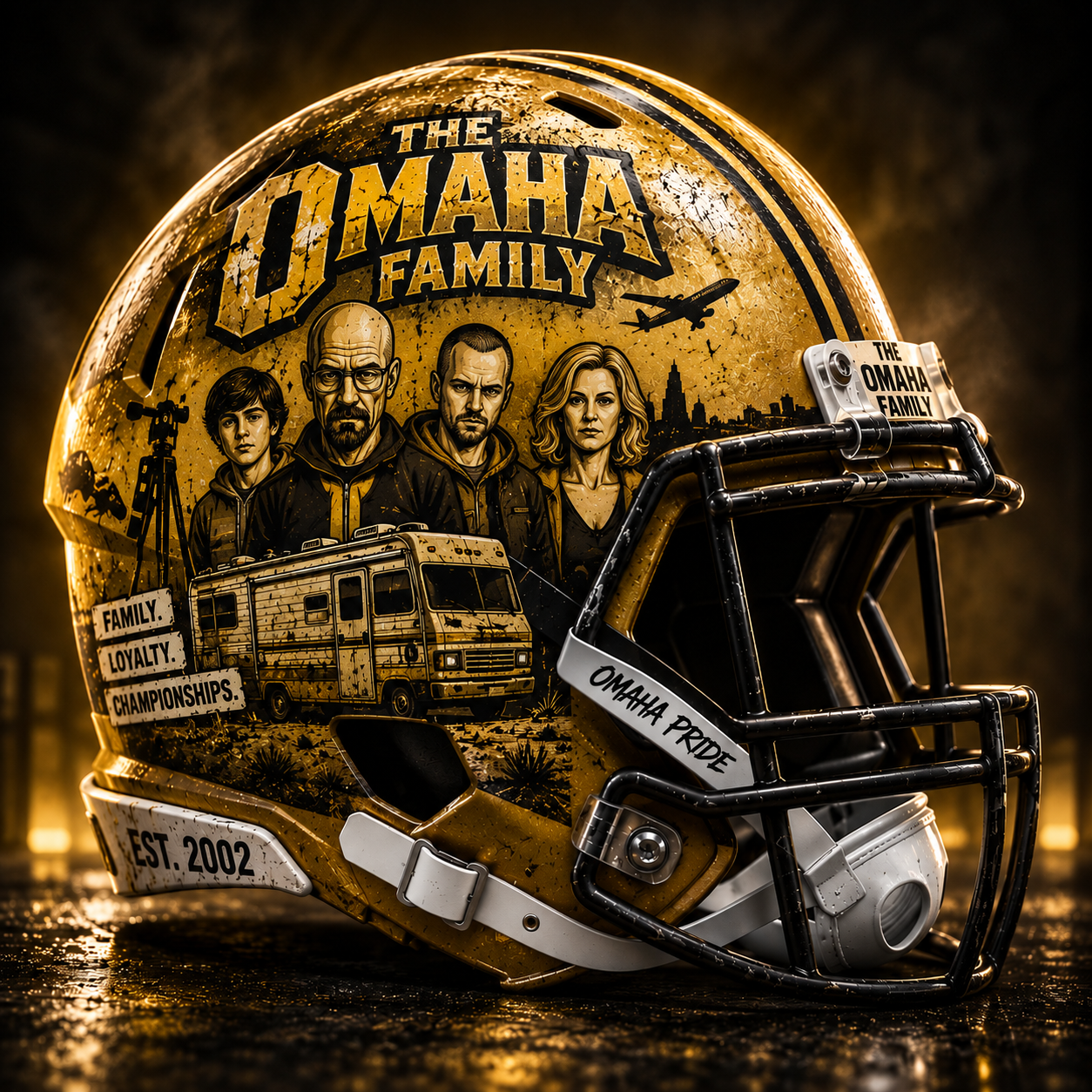 The Omaha Family helmet