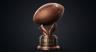FMFFL third-place trophy